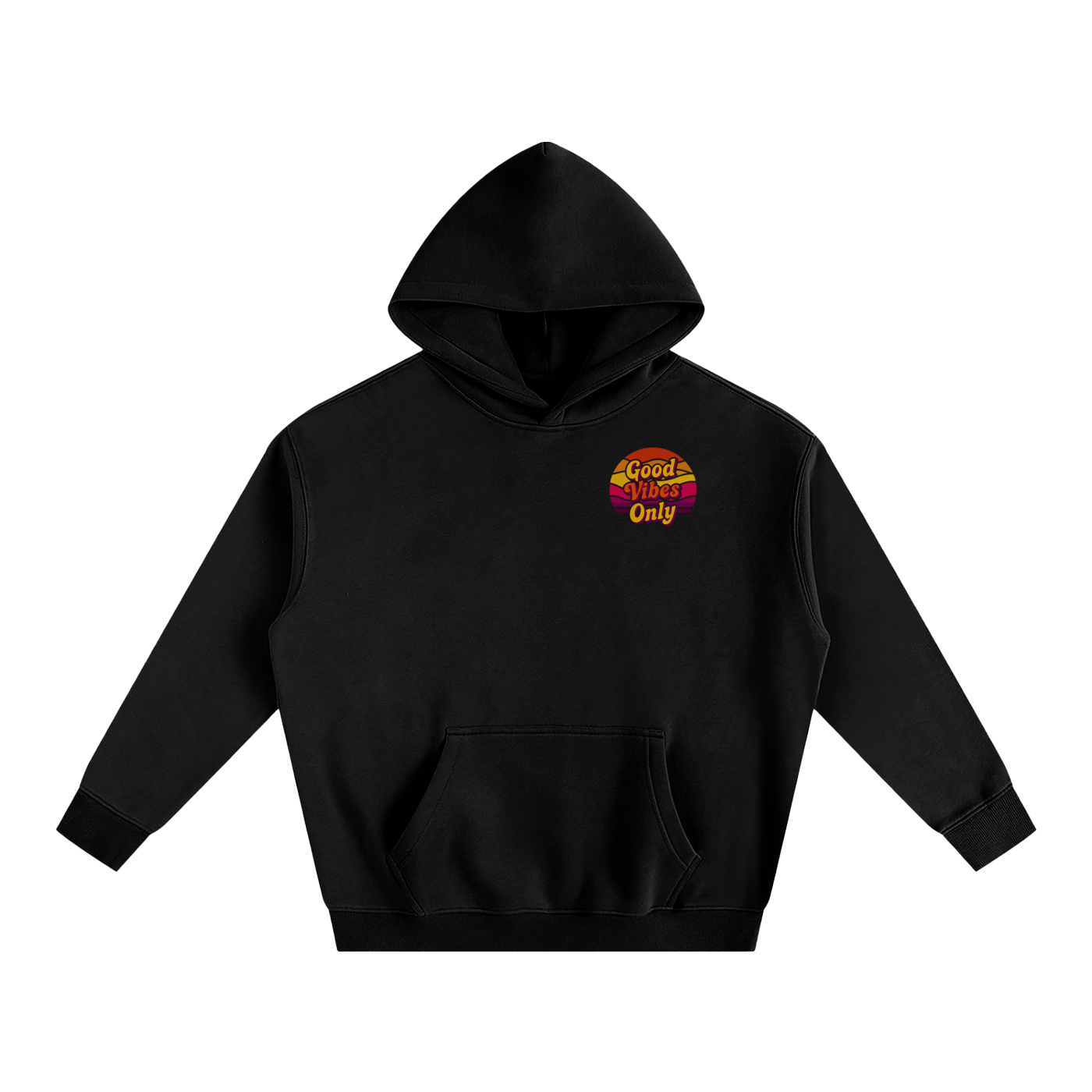 Cool Vibes Only Oversize Fleeced Hoodie Unisex