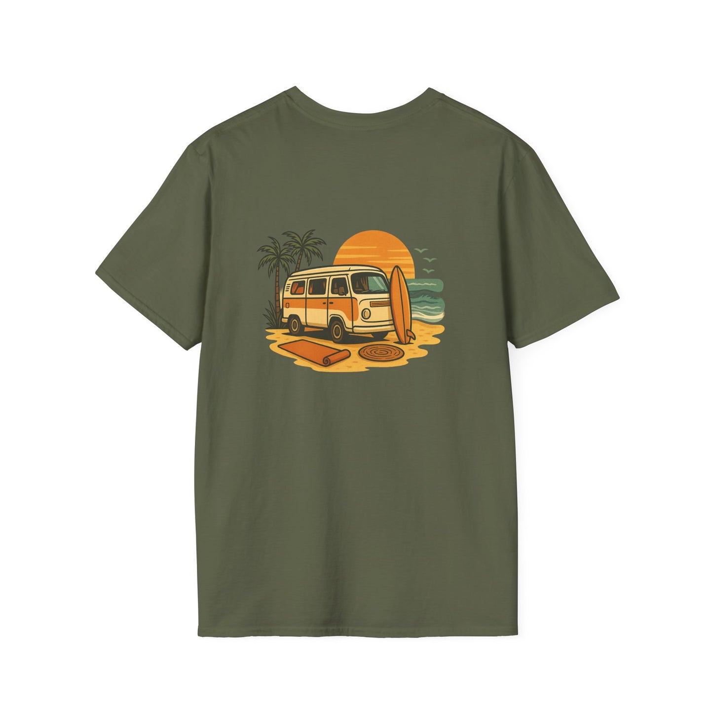Van Life Beach Softstyle T-Shirt - Unisex