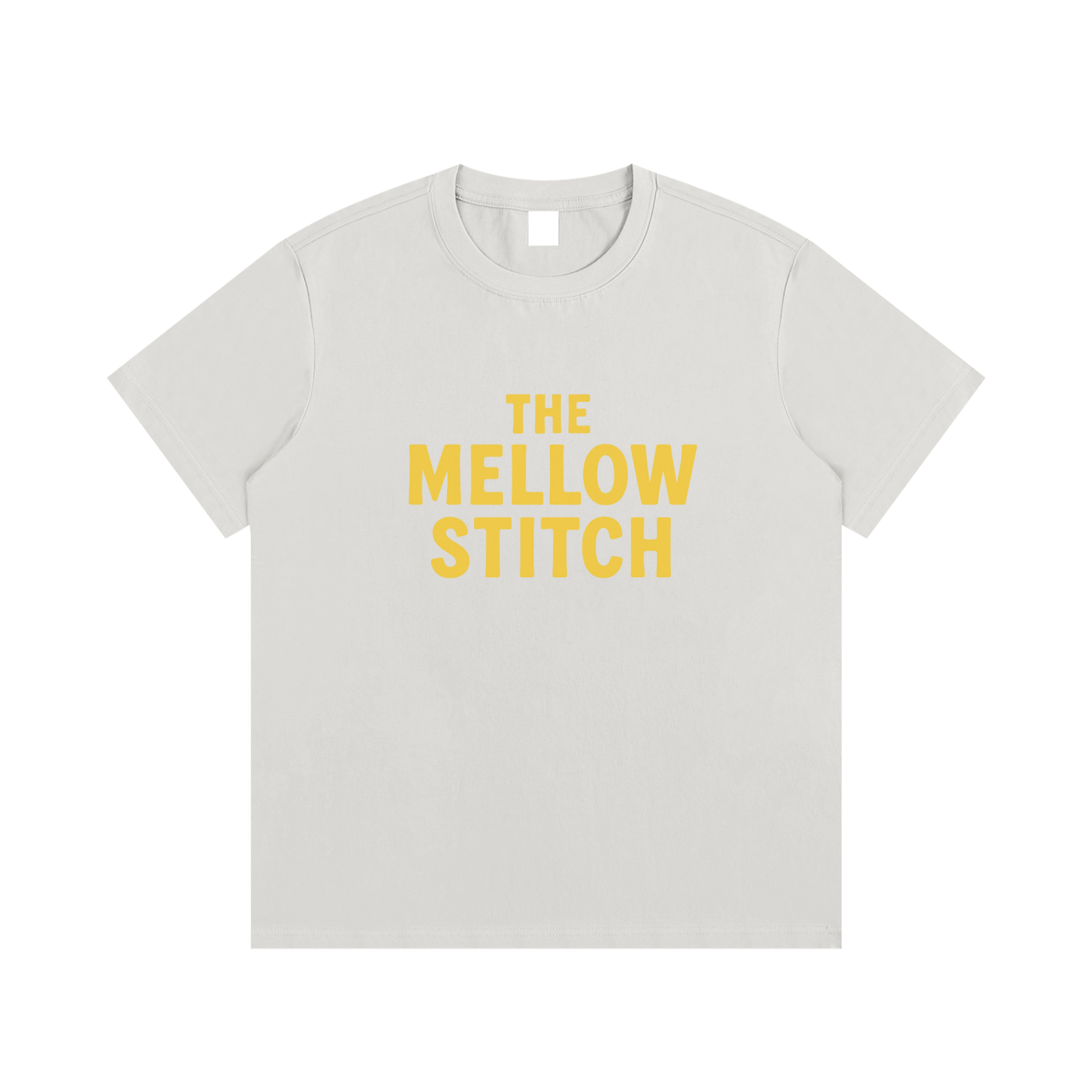 The Mellow Stitch Yellow Essential Cotton T-Shirt - Unisex