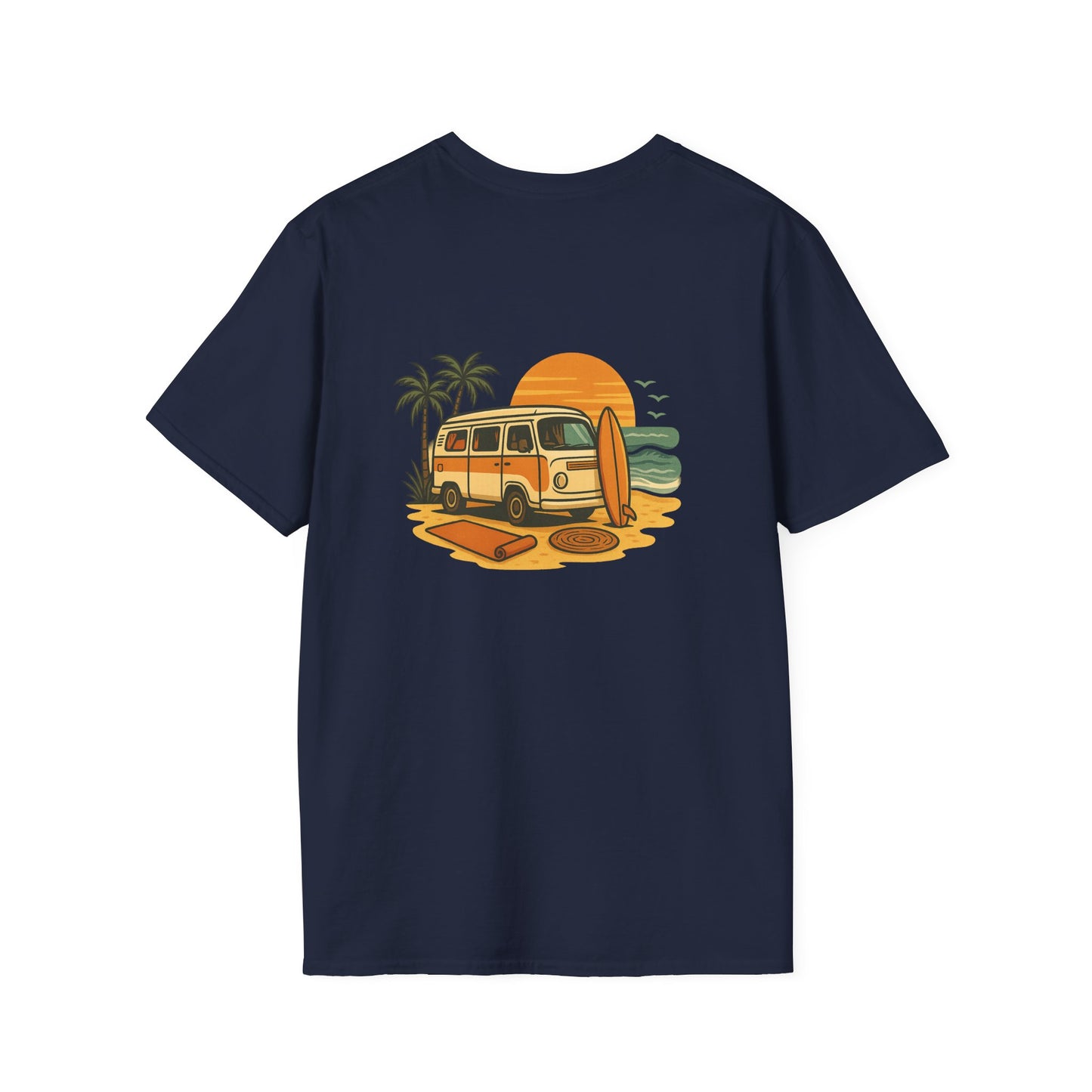 Van Life Beach Softstyle T-Shirt - Unisex