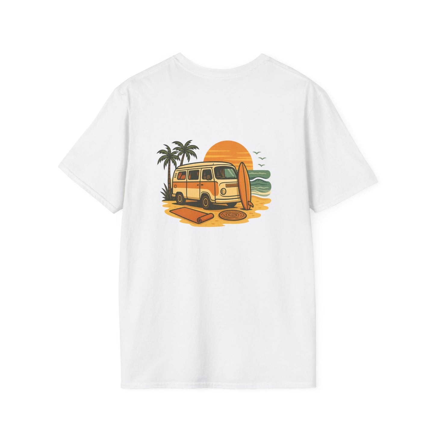 Van Life Beach Softstyle T-Shirt - Unisex