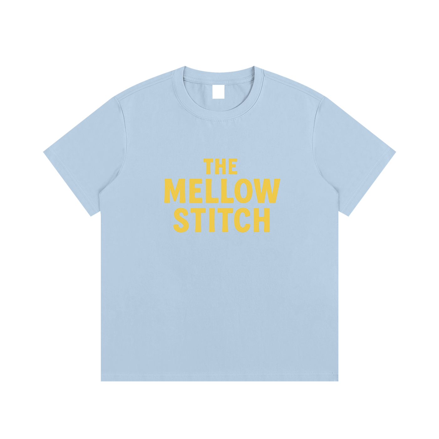 The Mellow Stitch Yellow Essential Cotton T-Shirt - Unisex