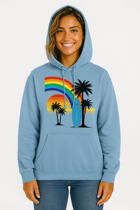 Surfs Up Oversized Essential Hoodie - Women's