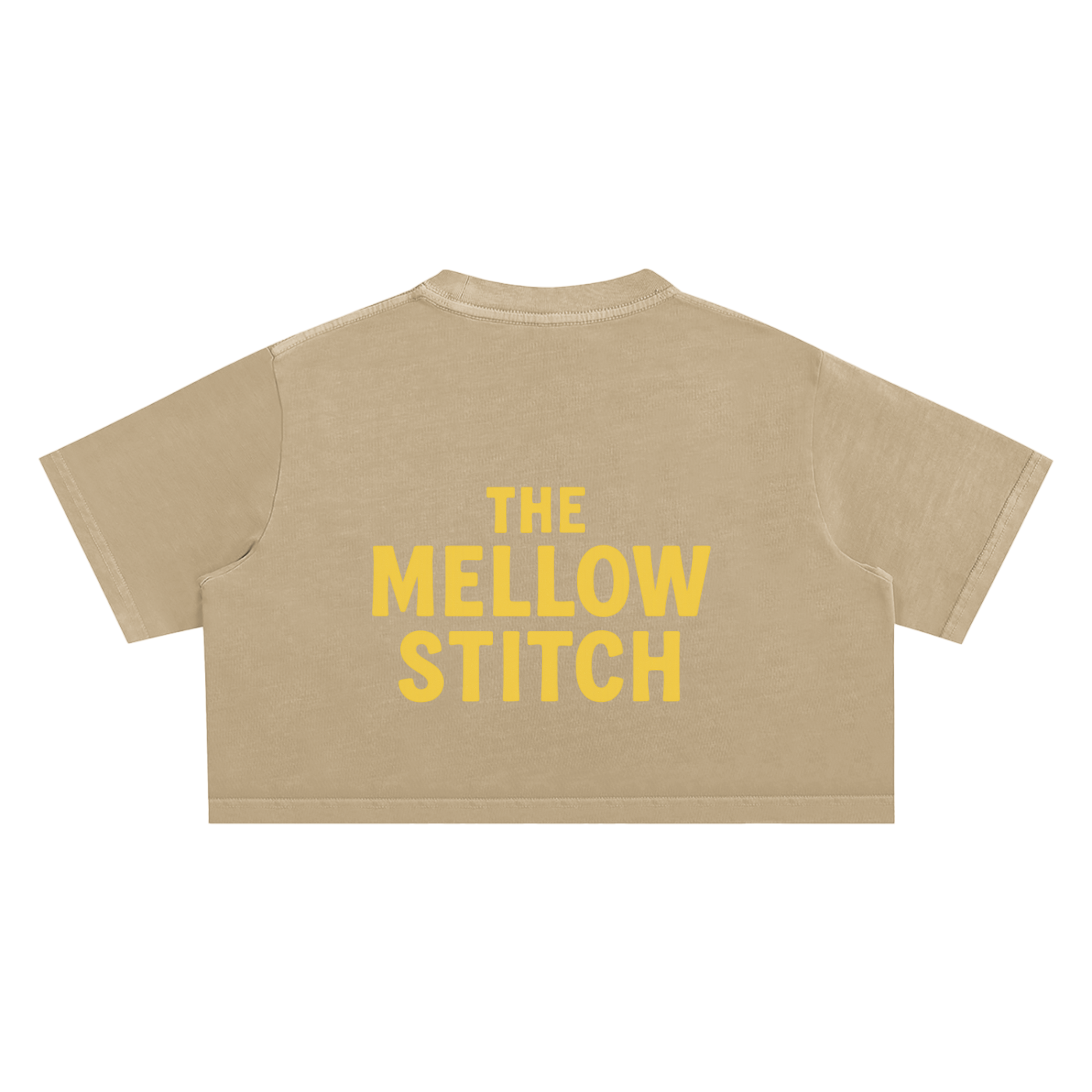 Meditated Snow Washed Crop Top - Women's