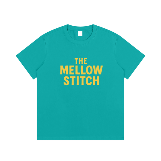 The Mellow Stitch Yellow Essential Cotton T-Shirt - Unisex