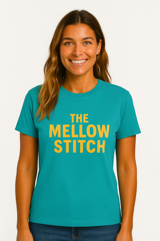 The Mellow Stitch Yellow Essential Cotton T-Shirt - Unisex